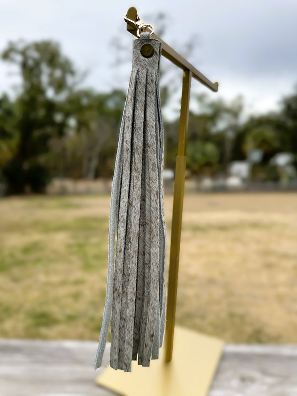 The 12” Leather Tassel – Statement Accent