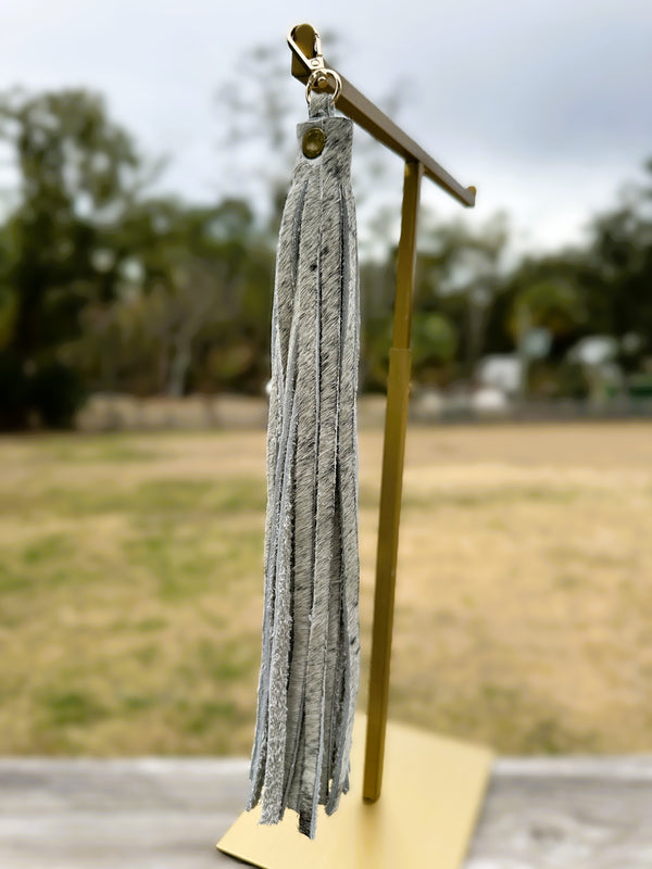The 12” Leather Tassel – Statement Accent