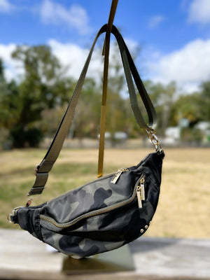 The Susie Sidekick Bum Bag – Camo Nylon