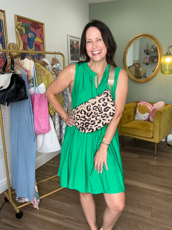 The Jolie Puffer Bum Bag – Leopard
