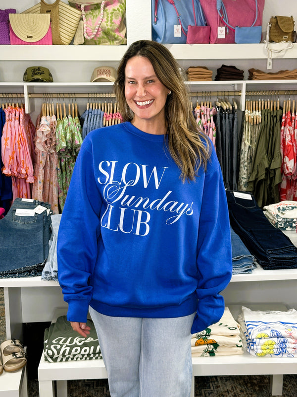 Slow Sundays Club Sweatshirt