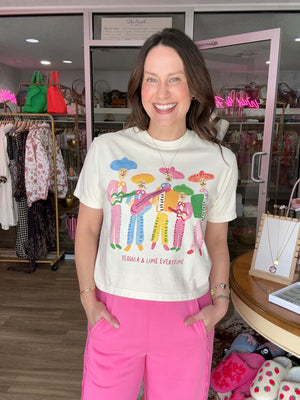 Tequila Lime Every Time Crop Tee