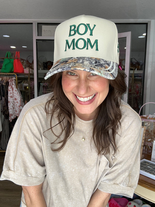 Boy Mom Camo Hat