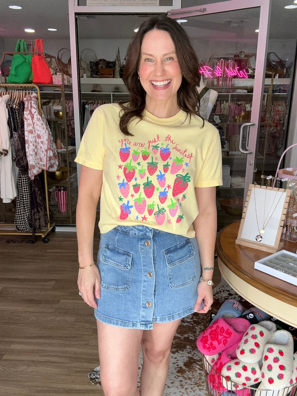 Your Are Just The Sweetest Crop Tee