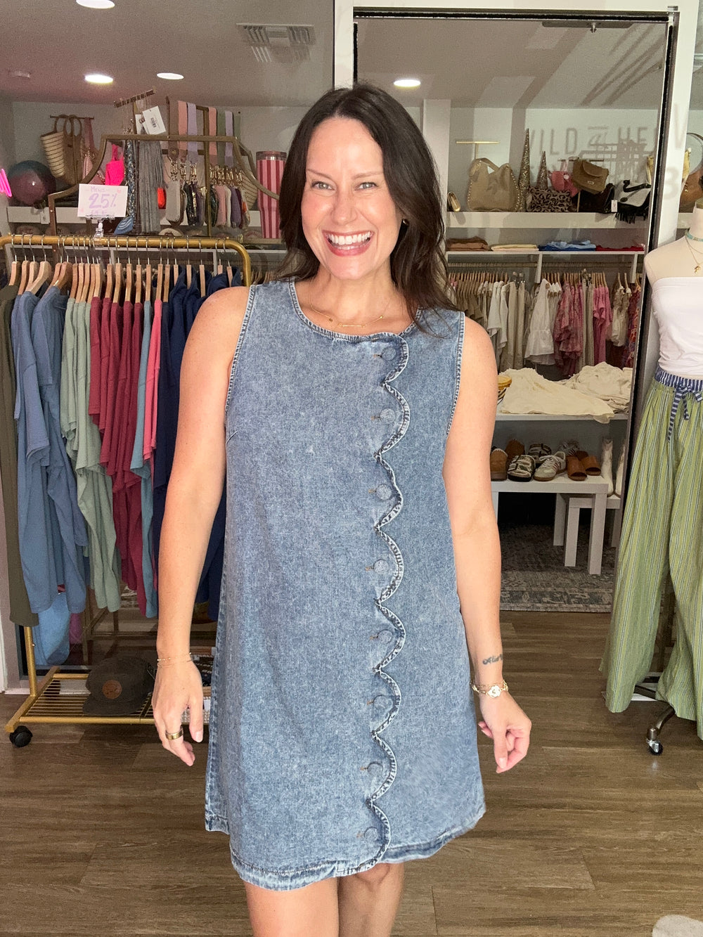 Sweet on Denim Mini Dress