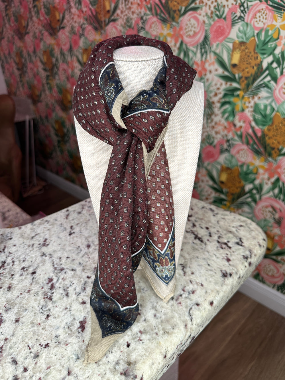 Autumn Heirloom Square Scarf