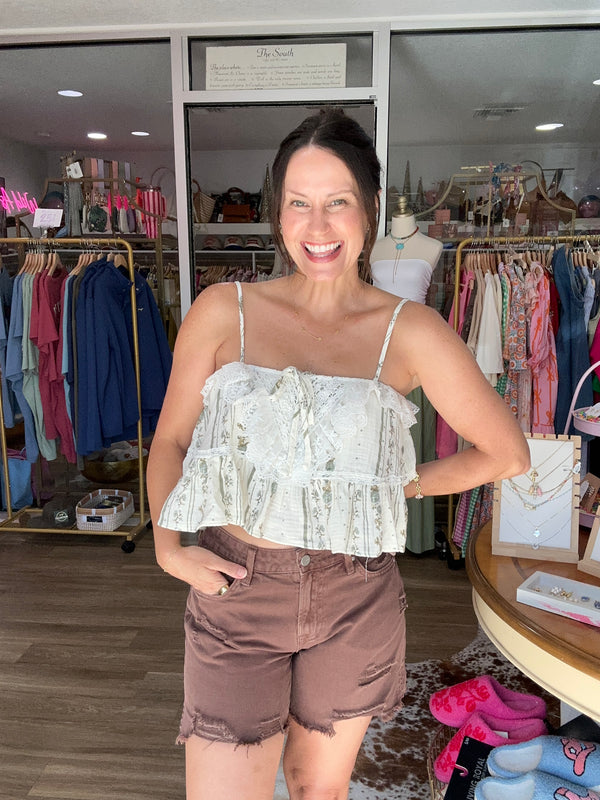 Meadow Romance Crop Top