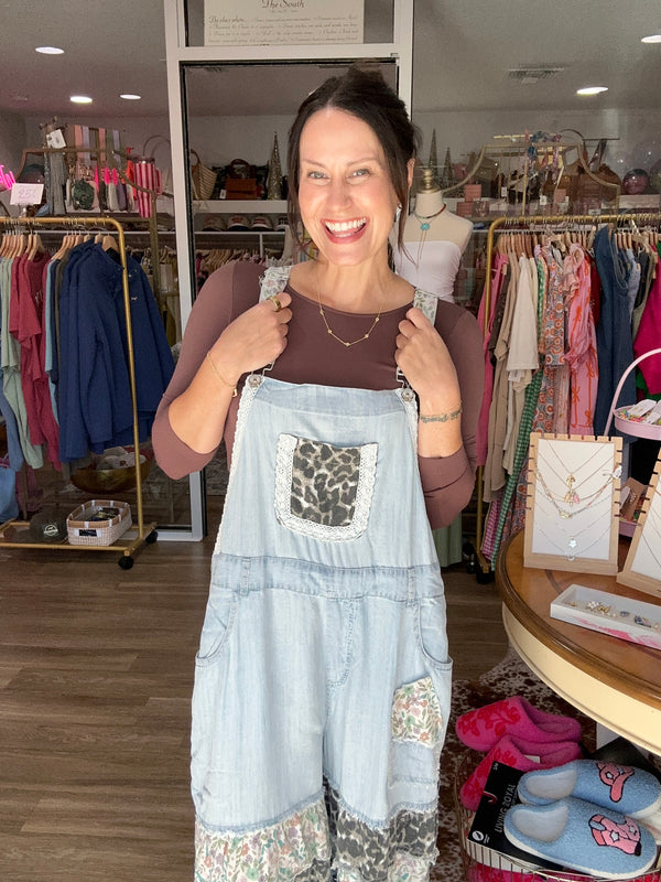 Free Spirit Denim Overalls