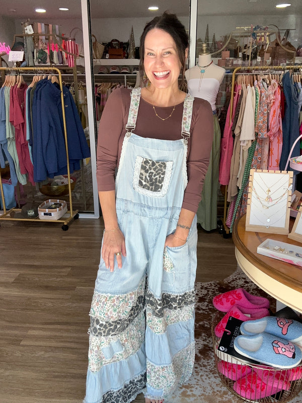 Free Spirit Denim Overalls