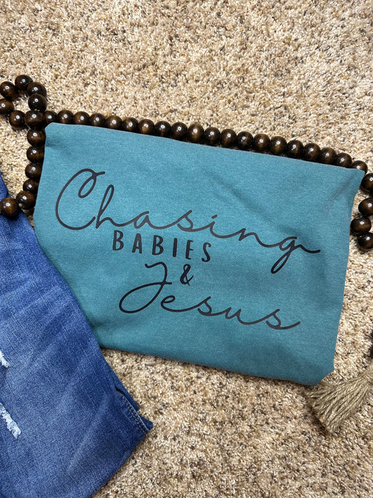 Chasing Babies & Jesus - WAH Tee