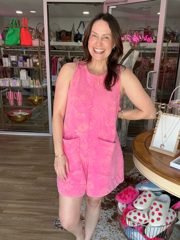 Blush Meadow Romper