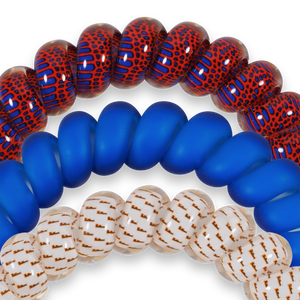 Spiral Hair Coils | Large | Go Gators! Hair Ties