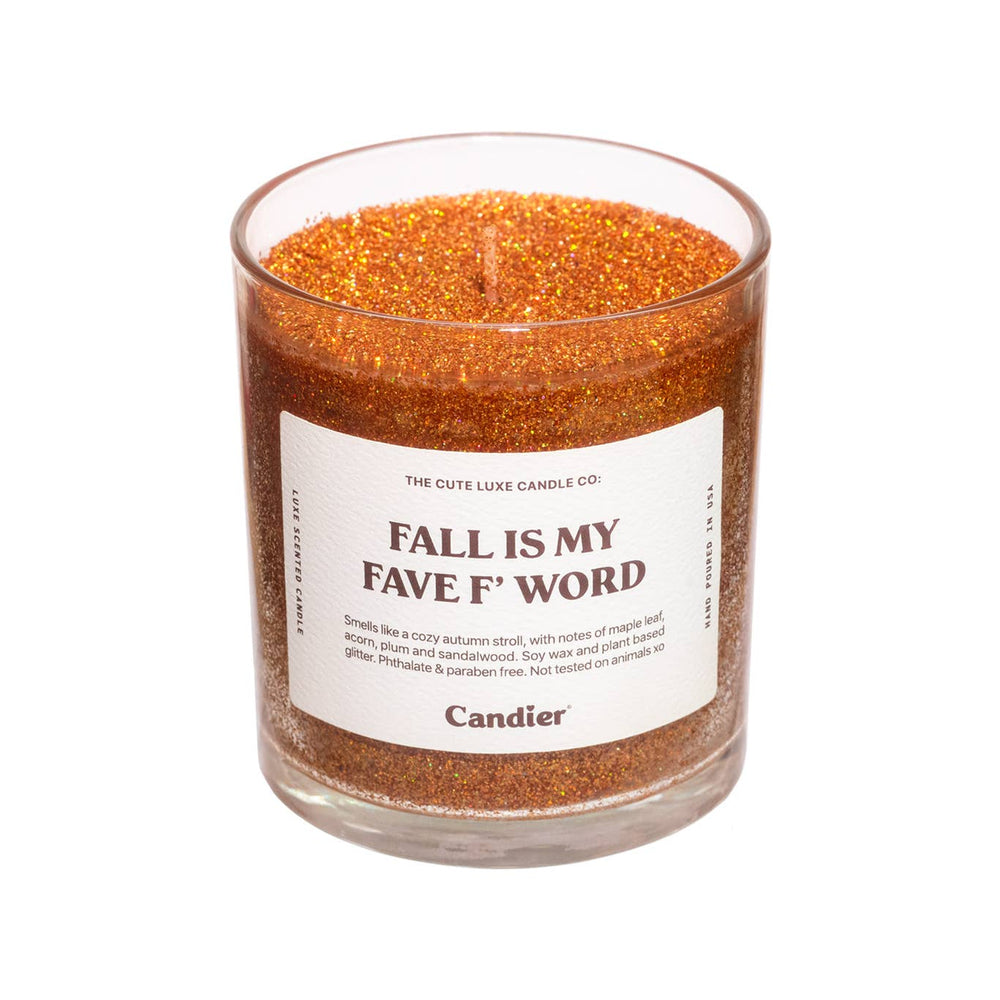 F Word Hand Poured Soy Wax Long Lasting Jar/Filled Candle