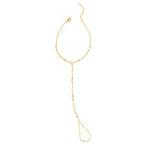 Seraphine CZ Hand Chain Bracelet