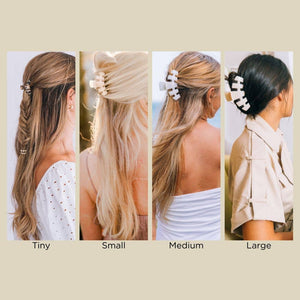 Classic Hair Clip | Large | Jet Black