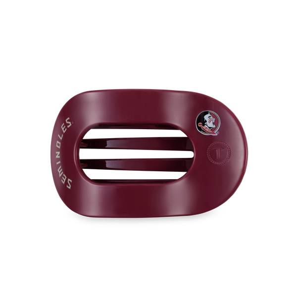 Flat Round Hair Clip | Medium | Go Noles!