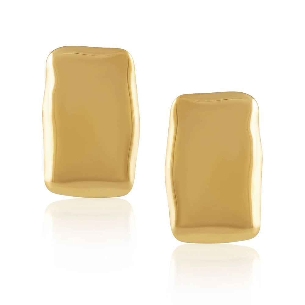 Hayden Statement Earring: Gold