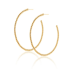 Golden Glow Hoops