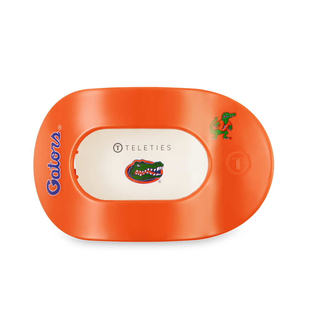 Flat Round Hair Clip | Large | Go Gators!