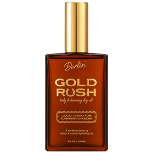 Gold Rush Body Oil – Tropical Coconut Vanilla Scented