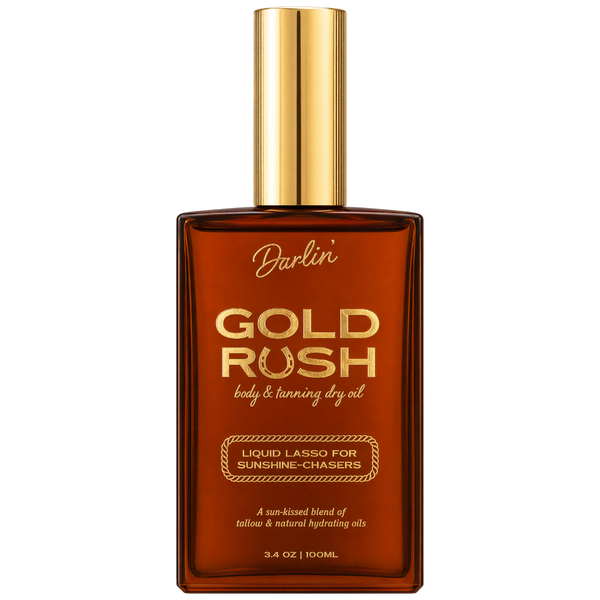 Gold Rush Body Oil – Tropical Coconut Vanilla Scented