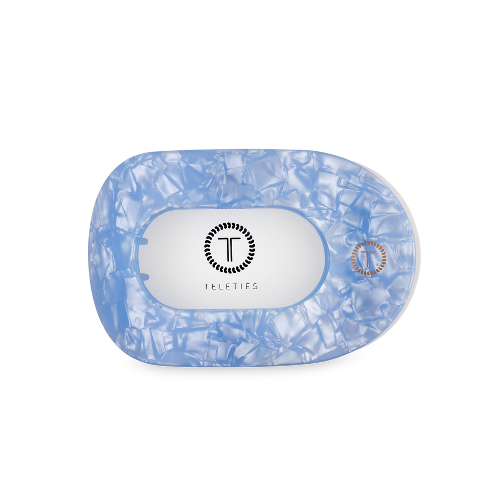 Flat Round Hair Clip | Medium | Blue Lagoon