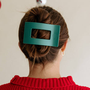 Flat Rectangle Hair Clip | Large | Fir Real