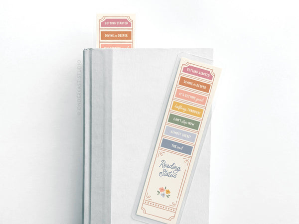 Reading Status Laminated Bookmark