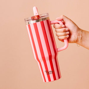 The Peppermint Stripes Tumbler