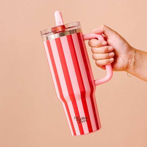 The Peppermint Stripes Tumbler