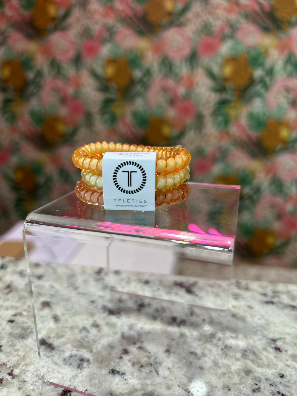 TELETIES Spiral Hair Coils | Small | For the Love of Nudes Hair Ties