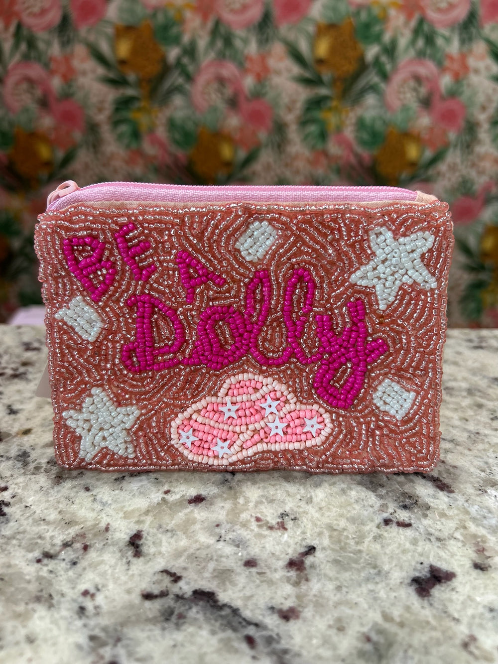 BE A DOLLY Beaded Coin Pouch