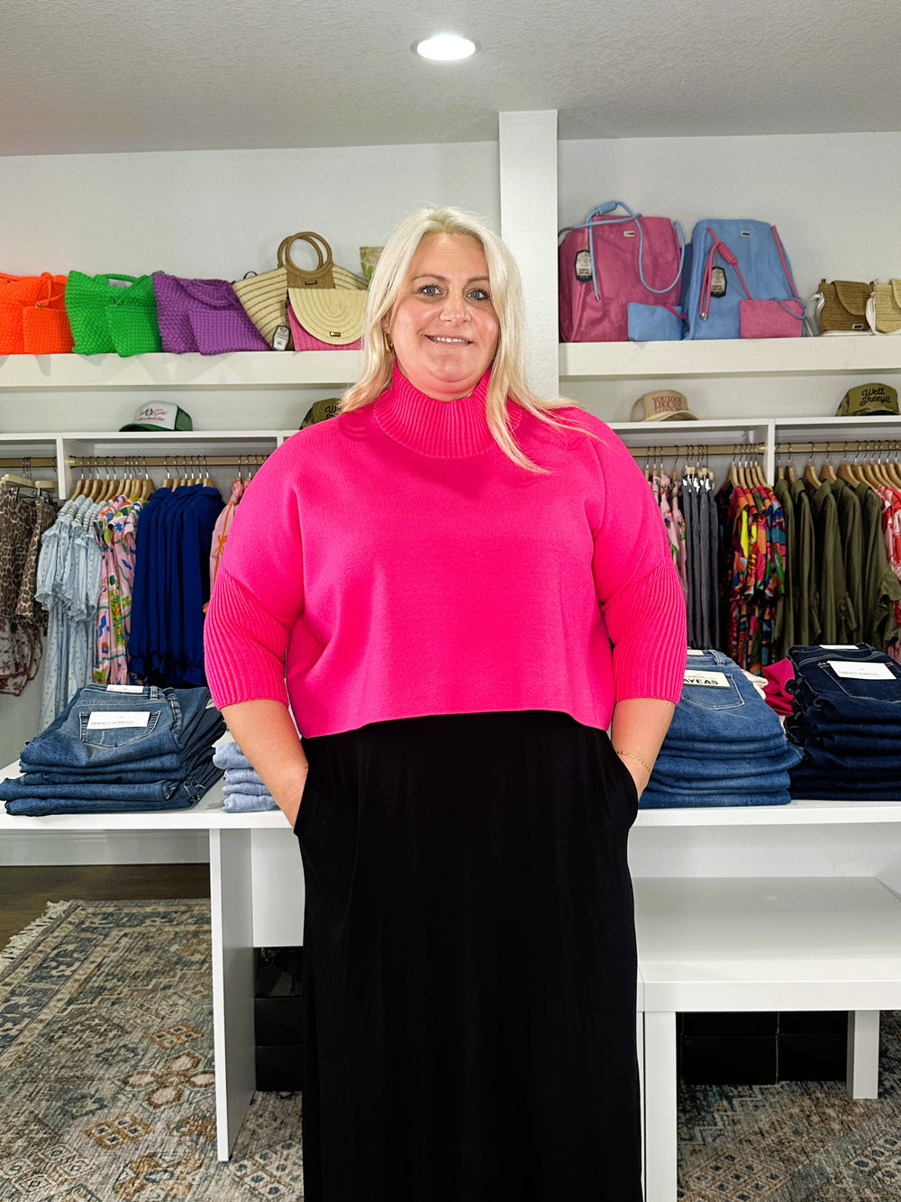 The Fuchsia Sweater
