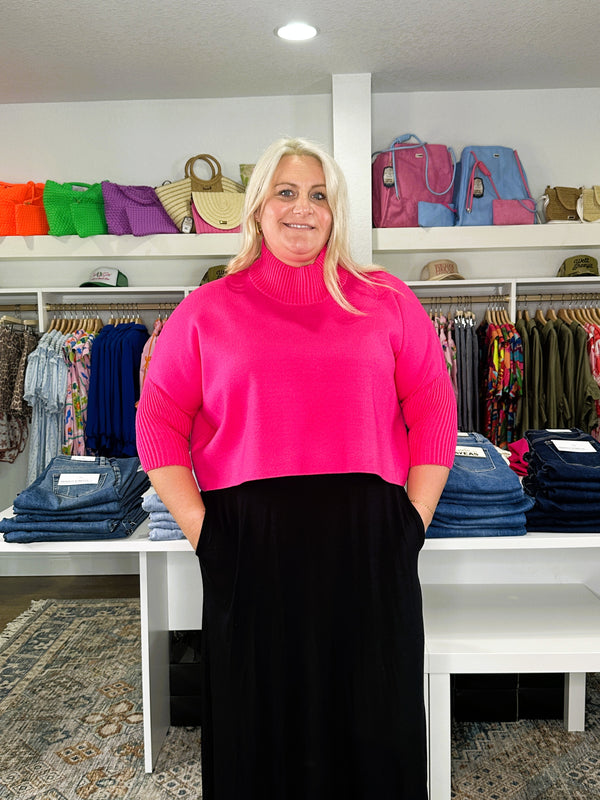 The Fuchsia Sweater