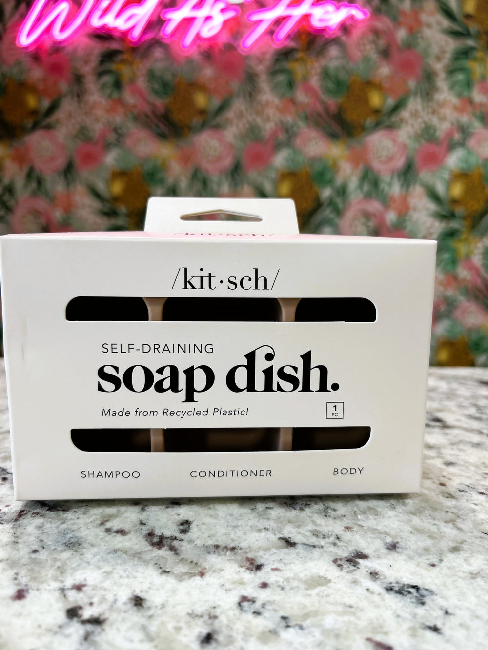 KITSCH Self-Draining Soap Dish - Terracotta