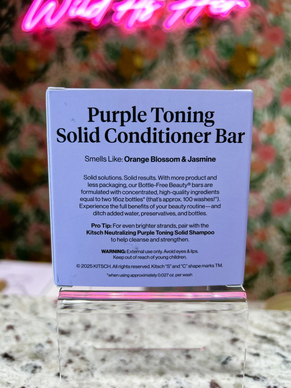 KITSCH Purple Toning Solid Conditioner Bar