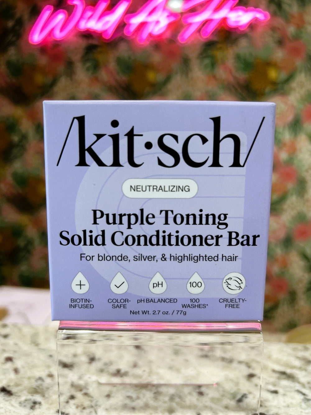 KITSCH Purple Toning Solid Conditioner Bar