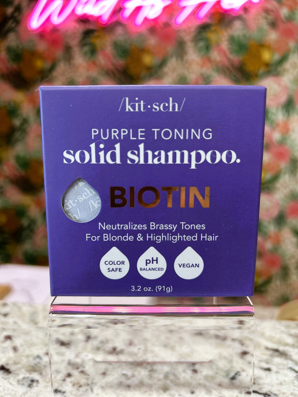 KITSCH Purple Toning Solid Shampoo Bar
