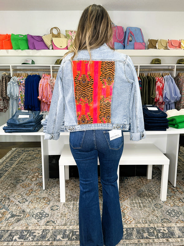The Canyon Jean – High Rise Flare with Raw Hem