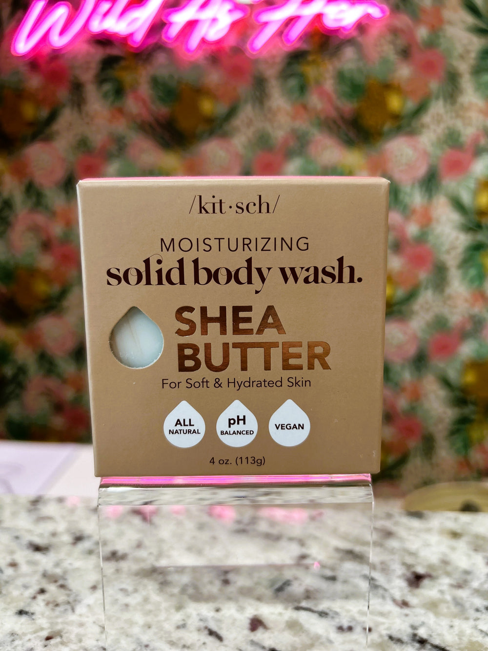 KITSCH Shea Butter Solid Body Wash Bar