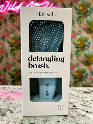 KITSCH Detangling Brush - Haze Blue