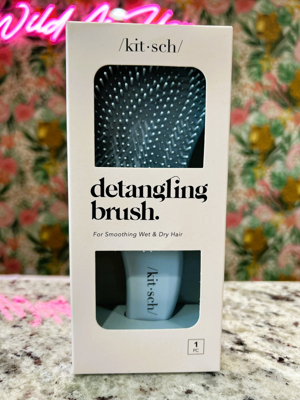 KITSCH Detangling Brush - Haze Blue