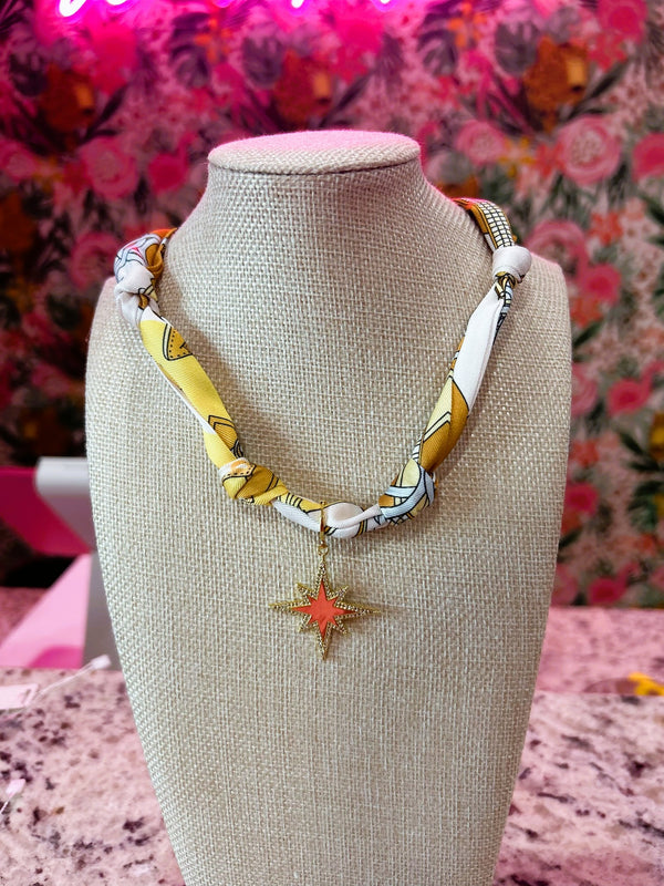 Tulum Scarf Necklace