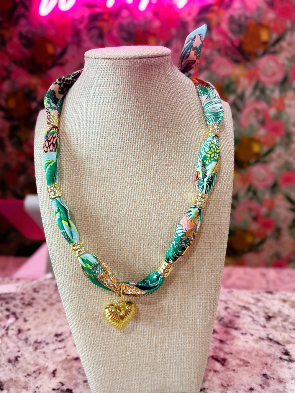 Tahiti Scarf Necklace