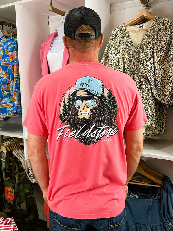 Bigfoot Graphic in Watermelon
