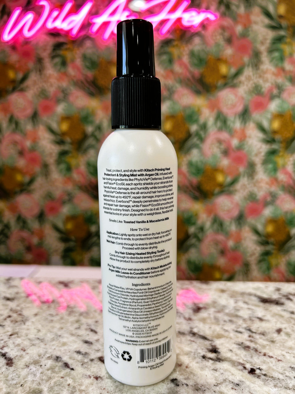 KITSCH Pirming Argan Oil Heat Protectant & Styling Mist