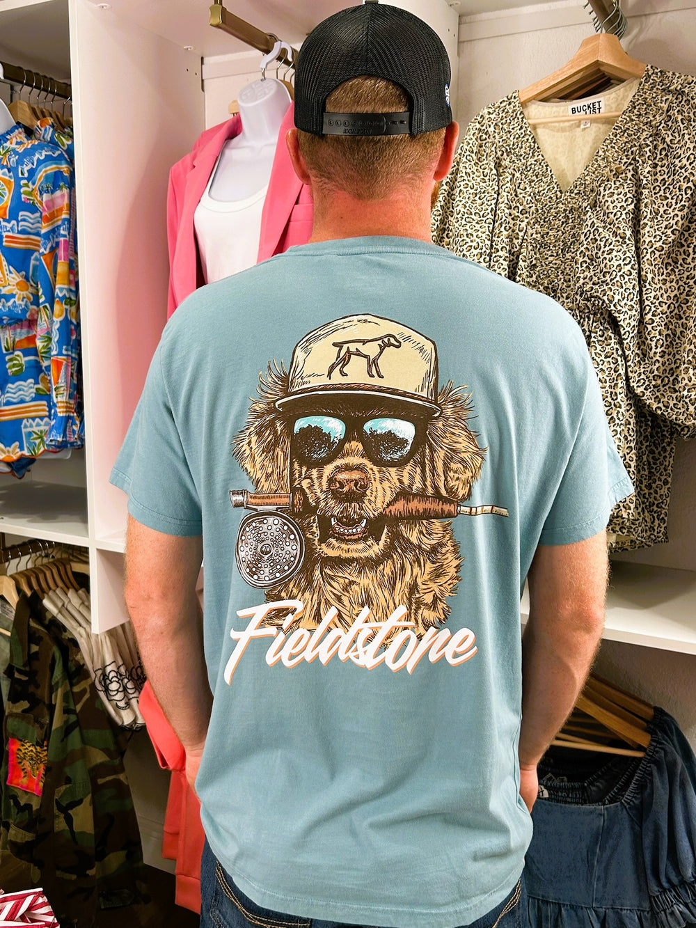 Retriever Fishing Tee – Men’s Graphic Tee