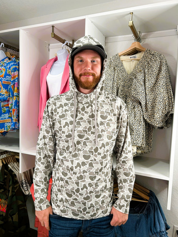 Marsh Camo Performance Hoodie – Men’s