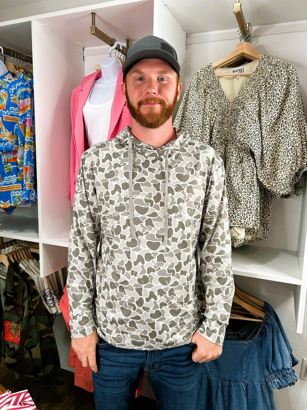 Marsh Camo Performance Hoodie – Men’s